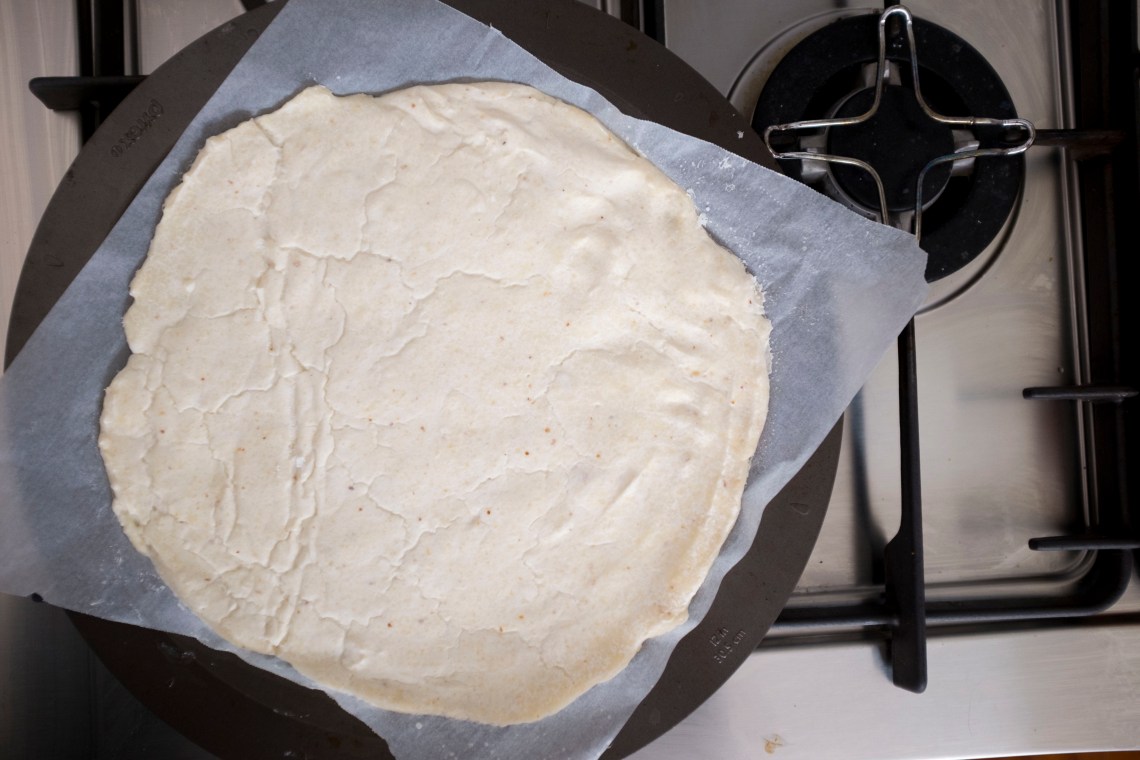 2 Savoury galette progress